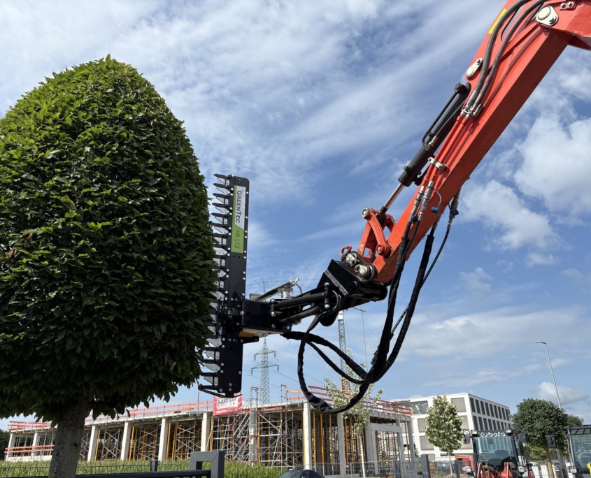 Heckenschere im Einsatz
