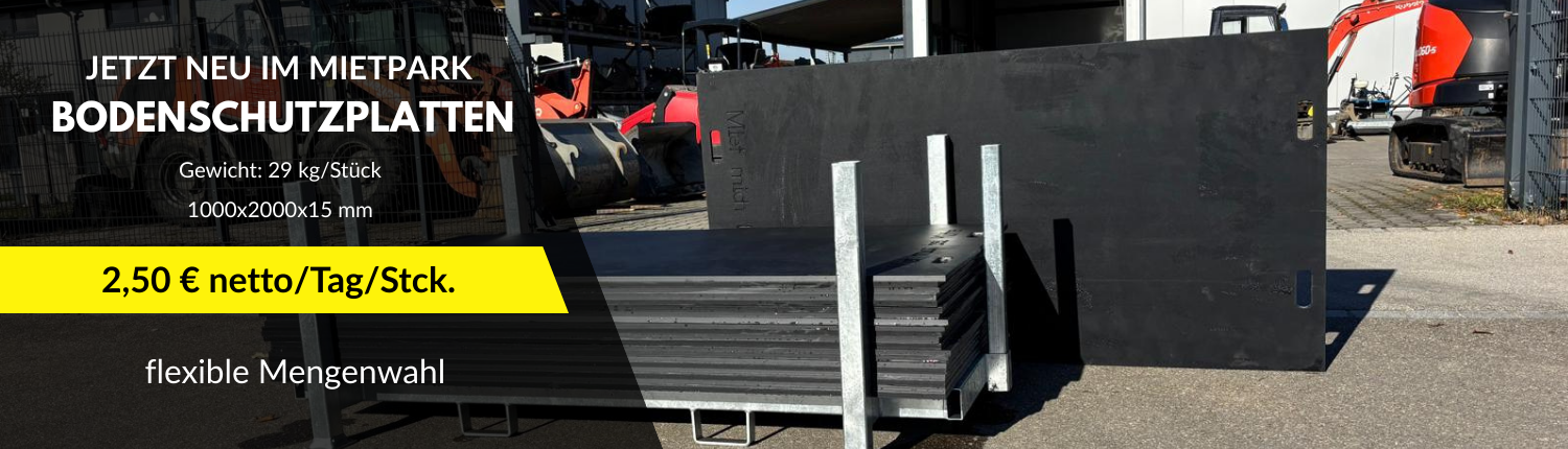 Bodenschutzplatten